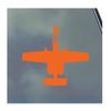 A-10 Thunderbolt II Pilot Top vinyl Sticker Decal Crew Air Force Warbird view 1