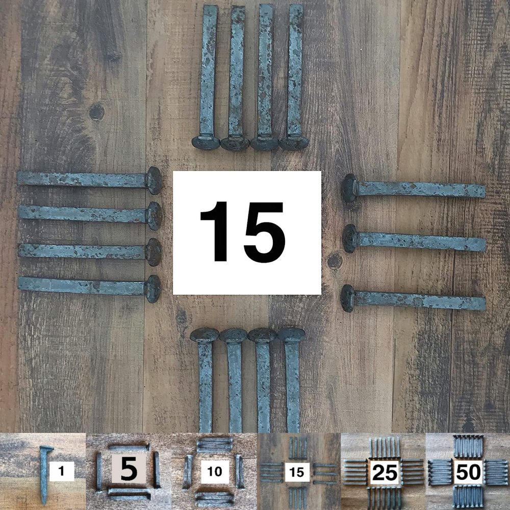 THE OTHER TIDE Genuine New Carbon Steel Railroad Spikes (15)