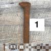 THE OTHER TIDE Genuine Vintage Carbon Steel Railroad Spikes - with Rusting, Patina & Pitting (1) view 1