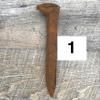 THE OTHER TIDE Genuine Vintage Carbon Steel Railroad Spikes - with Rusting, Patina & Pitting (1) view 2
