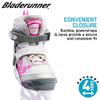 Bladerunner Ice by Rollerblade Micro Ice, Junior, Adjustable, Black and White, Ice Skates view 4