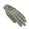 XEIRPRO Premium 4 Pack All Weather Golf Gloves for Men Worn On Right Handfor Left Handed Golfer - Comfort and Secure Fit Ultra Grip Leather Soft Flexibility (Large, Pebble Green) view 1