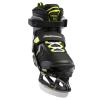 Bladerunner Ice by Rollerblade Micro Ice XT, Junior, Adjustable, Black and Lime, Ice Skates view 3