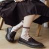 Yomutiur Womens Sheer Socks, Summer Transparent Thin Mesh Lace Elastic Jacquard Socks Crystal Glass Silk Short Stockings view 2