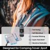 4Monster 3 Size Microfiber Camping Towels at 1 Pack,Fast Drying Beach Travel Towel Ultra Compact,Ultra Soft Gym Towel for Beach Hiking Yoga Travel Sports Backpacking Trip and Pool (Grey) view 2