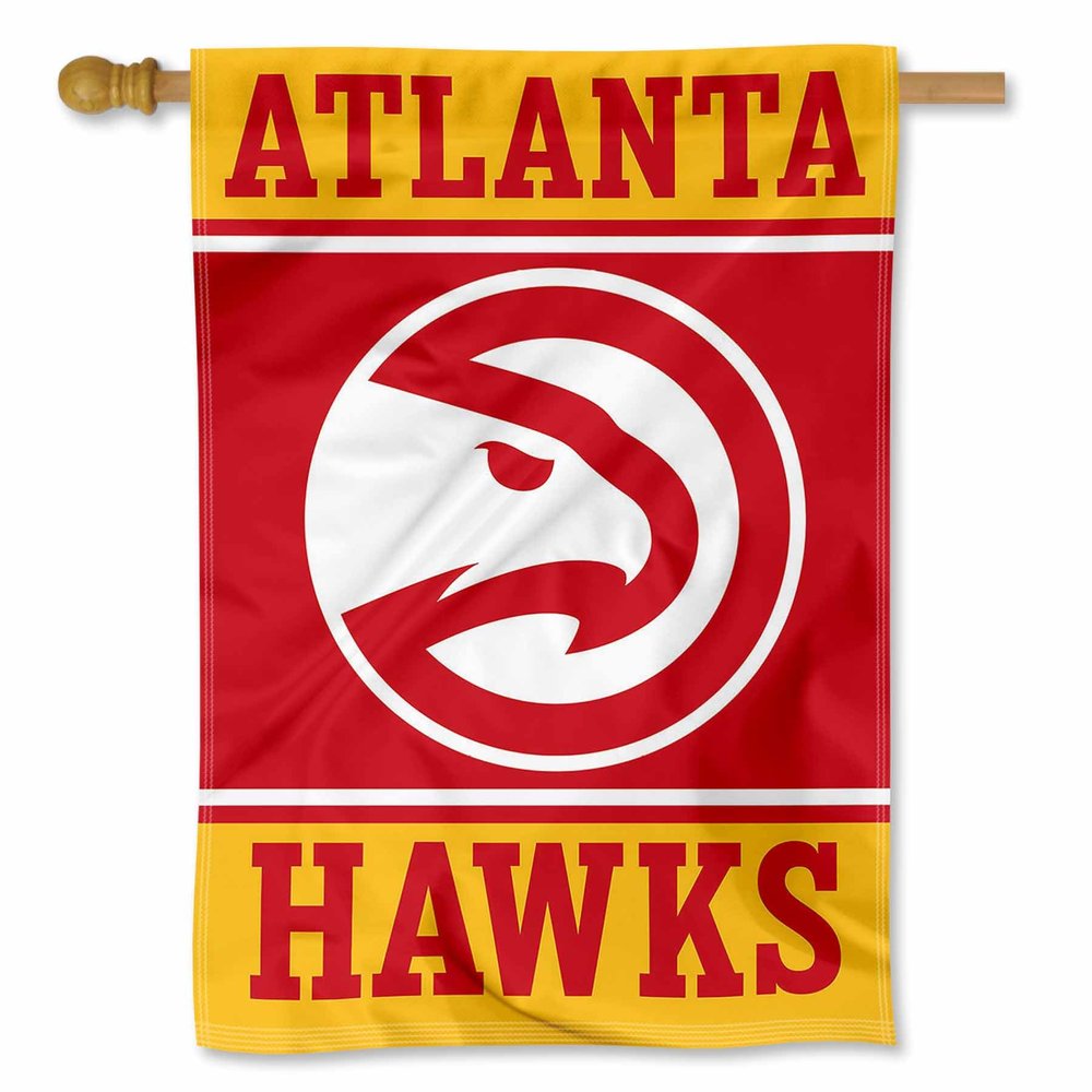 Atlanta Hawks Double Sided House Banner Flag