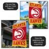 Atlanta Hawks Double Sided House Banner Flag view 4