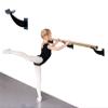 Ballet Barre Single Bar 15 FT Long 2.0 Diameter Black, Kids and Adults | Open Bracket Wall Mounted Fixed Height Wooden Ballet Barre, Home/Studio Ballet Bar, Dance Bar, Stretch Bar, Dancing/Stretching view 1