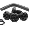 Cool Hand 1911 Grip Screws & Bushings for 1911 Full Size/Compact, T10 Torx Key, 4 O Rings, Stainless Steel, Black, 1911-BUSH-SCR view 3