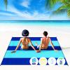 BYDOLL Beach Blanket 10'X9' Waterproof Sandproof Suits1-8 Adults Oversized Lightweight Large Blanket Picnic Mat for Beach Sand Free Travel Camping Hiking Picnic view 1