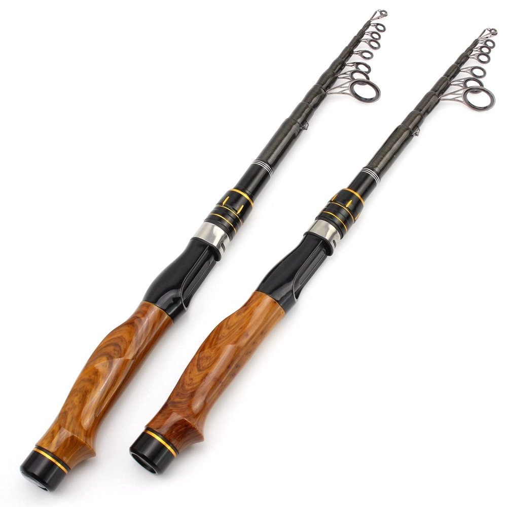 1.8m2.1m2.4m2.7m Lure Rod Carbon Spinning Rod Travel Trout Telescopic Fishing Rod ultrashort Portable sea Ferry Rod ZYHYD (Size : 2.1m)