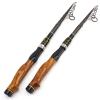 1.8m2.1m2.4m2.7m Lure Rod Carbon Spinning Rod Travel Trout Telescopic Fishing Rod ultrashort Portable sea Ferry Rod ZYHYD (Size : 2.1m) view 1
