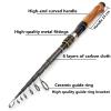 1.8m2.1m2.4m2.7m Lure Rod Carbon Spinning Rod Travel Trout Telescopic Fishing Rod ultrashort Portable sea Ferry Rod ZYHYD (Size : 2.1m) view 2