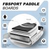 FBSPORT 11' Premium Inflatable Stand Up Paddle Board, Yoga Board with Durable SUP Accessories & Carry Bag | Wide Stance, Surf Control, Non-Slip Deck, Leash, Paddle and Pump for Youth & Adult view 4