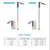 3 Section Trekking Poles Lightweight Aluminium Walking Poles Adjustable Trekking Sticks Collapsible Sticks 2pcs (Rainbow, 120cm/47.2inch) view 2