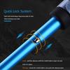 3 Section Trekking Poles Lightweight Aluminium Walking Poles Adjustable Trekking Sticks Collapsible Sticks 2pcs (Rainbow, 120cm/47.2inch) view 4