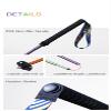 3 Section Trekking Poles Lightweight Aluminium Walking Poles Adjustable Trekking Sticks Collapsible Sticks 2pcs (Gold, 120cm/47.2inch) view 4