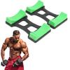1 Pair Dumbbell Bracket Mat, ABS Dumbbell Storage Frame Stand Holder, Floor Protection Mat for Home Gym, Prevents Rolling & Scratches, Holds up to 60kg, 7.6x3.9 inches