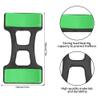 1 Pair Dumbbell Bracket Mat, ABS Dumbbell Storage Frame Stand Holder, Floor Protection Mat for Home Gym, Prevents Rolling & Scratches, Holds up to 60kg, 7.6x3.9 inches view 2