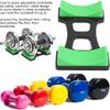 1 Pair Dumbbell Bracket Mat, ABS Dumbbell Storage Frame Stand Holder, Floor Protection Mat for Home Gym, Prevents Rolling & Scratches, Holds up to 60kg, 7.6x3.9 inches view 3
