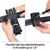 2-Pack Knife Belt Clip, Universal Belt Clip for Holster, Mag Pouches, Knife Sheaths | Adjustable Belt Up to 1.75 inch view 2