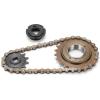Alomejor Bicycle Chain Set, 22T Rear Freewheel with 38 Links Chain and 13T Sprocket Kit for Custom Bike Modification, Motorcycle Repair, Urban Commuting view 1