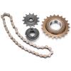 Alomejor Bicycle Chain Set, 22T Rear Freewheel with 38 Links Chain and 13T Sprocket Kit for Custom Bike Modification, Motorcycle Repair, Urban Commuting view 2