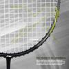 Li-Ning 3D Calibar X Combat Carbon Graphite Strung Badminton Racquet, 85 Grams, 30 Lbs String Tension and Free Full Cover(Black/Lime) view 4