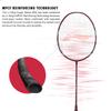 Li-Ning Super Series 900 Strung Badminton Racket with Free Full Cover (84 Grams, Red/Grey), Carbon Fibre view 2