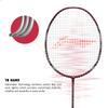 Li-Ning Super Series 900 Strung Badminton Racket with Free Full Cover (84 Grams, Red/Grey), Carbon Fibre view 3