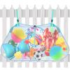 Shappy Pool Float Storage Bag Large Adjustable Hanging Swimming Pool Net Bag Beach Accessories Mesh Organizer for Swimming Ring, Inflatables, Beach Balls, Toys, Supplies(Blue-green) view 1