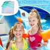 Shappy Pool Float Storage Bag Large Adjustable Hanging Swimming Pool Net Bag Beach Accessories Mesh Organizer for Swimming Ring, Inflatables, Beach Balls, Toys, Supplies(Blue-green) view 4