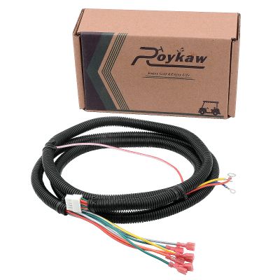 Roykaw Golf Cart Control Wiring Harness Compatible with EZGO TXT Gas and Electric Models with PDS Controller, 84.64 inches Wiring Fit for 36V/ 48V Controller, OEM# 74324G02