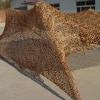 Pxzybd Military Camouflage Netting, Light and Durable, Hunting Camouflage Net, Outdoor Beach Garden Pergola Shade Net Decoration, Oxford Cloth, Camo Netting Car Cover,Desert-8x8m(26.2 * 26.2ft) view 3