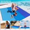 Famstar Beach Blanket Oversized Extra Large 10'X 9',Waterproof Sandproof Beach Blanket 2-8 Adults Lightweight Durable for Travel Camping Hiking Picnic view 4