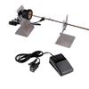 Aitoserlea DIY Fishing Rod Building Machine, Detachable Support Rod Dryer for Rods Building Repair Wrapping Drying Station with Foot Switch view 1