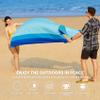 Famstar Beach Blanket Oversized Extra Large 10'X 9',Waterproof Sandproof Beach Blanket 2-8 Adults Lightweight Durable for Travel Camping Hiking Picnic (10'X 9', Blue) view 3