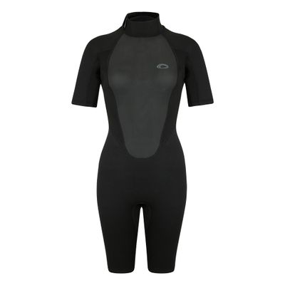 Typhoon Womens Storm3 3/2mm Shorty Wetsuit - Black 250894 8