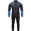 Typhoon Swarm3 3/2mm Back Zip Wetsuit - Black/Blue Steel 250981 XL view 2