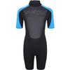 Typhoon Swarm3 Boys 3/2mm Shorty Wetsuit - Black/Blue 250992 M view 1