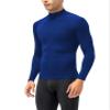Men's Compression Shirts Long Sleeve Athletic Workout Tops Gym Undershirts Active Sports Baselayers Blue Large view 2