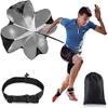 BULLETSHAKER Running Speed Training Football Parachute - 48" Inch for Kids Resistance Sprint Trainer - Chute Soccer Training