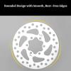 Disc Brake Rotor, 120mm Bike Disc Brake Rotors with 6 Bolts Cycling Accessory Fit for Road Bike, Mountain Bike, MTB, BMX(120mm) view 4