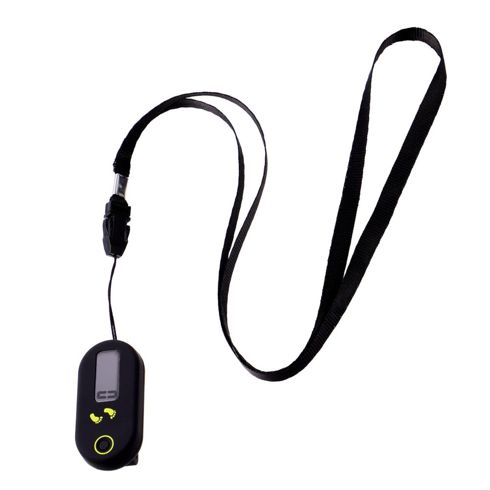 WINOMO Exercise Step Walking 3D Pedometer Accurate Step Counter Walking Distance Miles/Km Calorie Counter Exercise Time Silent with Clip and Lanyard Pedometer