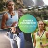 WINOMO Exercise Step Walking 3D Pedometer Accurate Step Counter Walking Distance Miles/Km Calorie Counter Exercise Time Silent with Clip and Lanyard Pedometer view 4