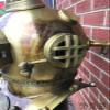 Generic Solid Brass Scuba Marine Diving Divers Helmet US Navy Mark V Full Size. view 3