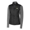 Cutter & Buck Women's Black Green Bay Packers Stealth Full-Zip Jacket view 1