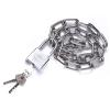 WXYZ Keyed Padlocks Heavy-Duty Stainless Steel Chain Lock, Waterproof and Rustproof Bicycle Lock, Bicycle, Warehouse, Outdoor Lock (Color : 1.5m) view 1