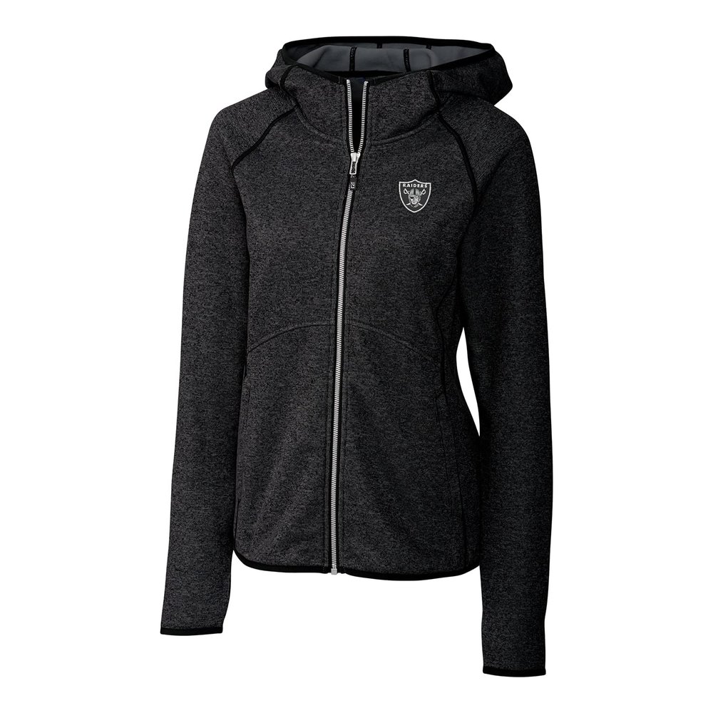 Cutter & Buck Women's Black Las Vegas Raiders Mainsail Full-Zip Jacket