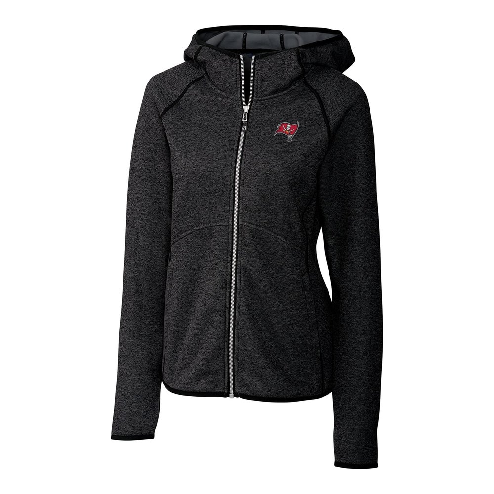 Cutter & Buck Women's Black Tampa Bay Buccaneers Mainsail Full-Zip Jacket